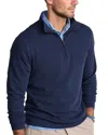 Vineyard Vines Coastline Quarter Zip Pullover In Blue