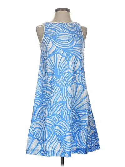 Pre-owned Vineyard Vines Cocktail Dress In Blue