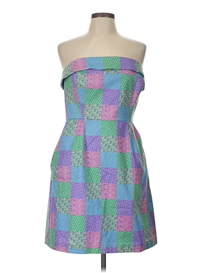 Pre-owned Vineyard Vines Cocktail Dress In Purple