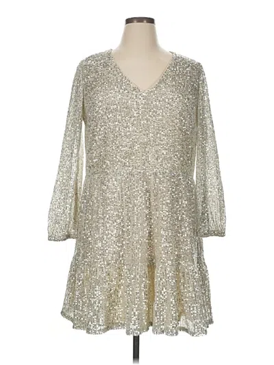 Pre-owned Vineyard Vines Cocktail Dress In Silver