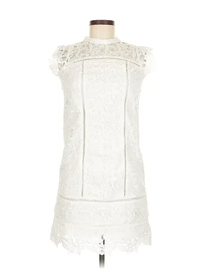 Pre-owned Vineyard Vines Cocktail Dress In White