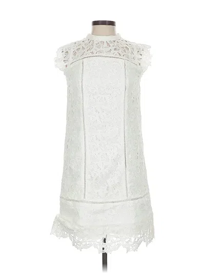 Pre-owned Vineyard Vines Cocktail Dress In White