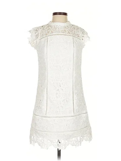 Pre-owned Vineyard Vines Cocktail Dress In White