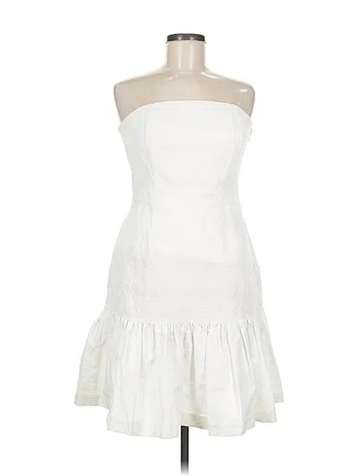 Pre-owned Vineyard Vines Cocktail Dress In White