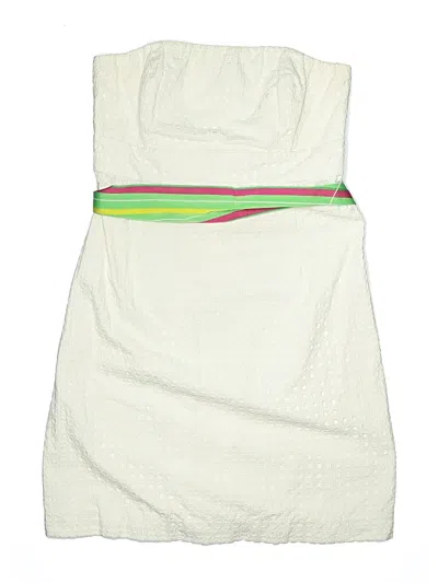 Pre-owned Vineyard Vines Cocktail Dress In White