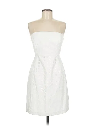 Pre-owned Vineyard Vines Cocktail Dress In White