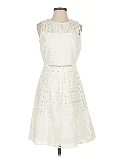 Pre-owned Vineyard Vines Cocktail Dress In White