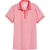 Vineyard Vines Core Upf 50+ Golf Polo In Pink