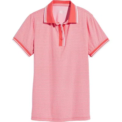 Vineyard Vines Core Upf 50+ Golf Polo In Pink