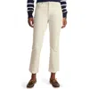 Vineyard Vines Cotton Blend Stretch Corduroy Kick Flare Pants In Marshmallow