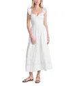 Vineyard Vines Cotton Textured Clip Dot Dress In White