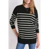 Vineyard Vines Crewneck Cotton Sweater In Black