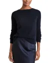Vineyard Vines Bow Back Merino Wool Blend Sweater In Nautic Blue
