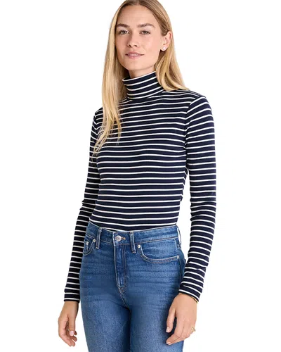 Vineyard Vines Deluxe Turtleneck Top In Gray
