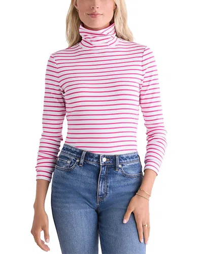 Vineyard Vines Deluxe Turtleneck Top In Pink