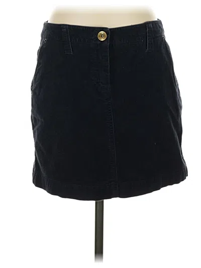 Pre-owned Vineyard Vines Denim Skirt In Black