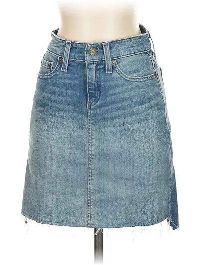 Pre-owned Vineyard Vines Denim Skirt In Blue