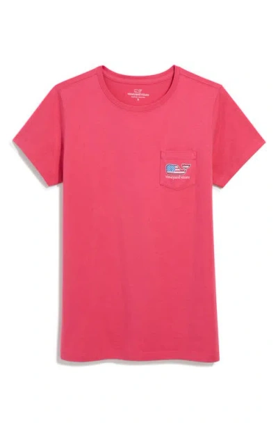Vineyard Vines Distressed Whale Graphic Pocket T-shirt