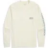 Vineyard Vines Dockside Autumn Wakes Long Sleeve Pocket Graphic T-shirt In Gray