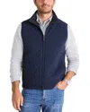 Vineyard Vines Dorset Quilted Vest In Blue