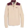 Vineyard Vines Dreamcloth Half Zip Pullover In White