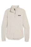 Vineyard Vines Dreamcloth Relaxed Half Zip Sweatshirt In Neutral