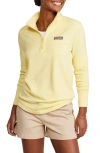 Vineyard Vines Dreamcloth Relaxed Half Zip Sweatshirt In Sunny