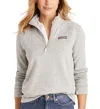 Vineyard Vines Dreamcloth Relaxed Half Zip Sweatshirt In Light Gray