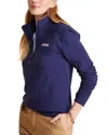 Vineyard Vines Dreamcloth Relaxed Half Zip Sweatshirt In Nautical Navy