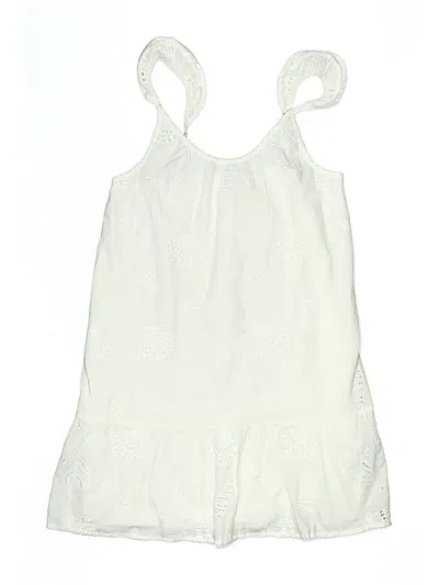Pre-owned Vineyard Vines Kids' Dress In White