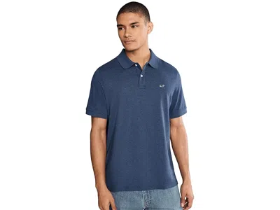 Vineyard Vines Edgartown Pique Polo In Blue