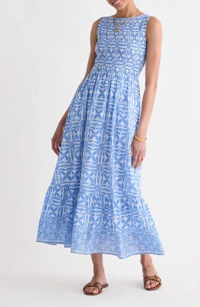 Vineyard Vines Ellen Maxi Dress In Blue