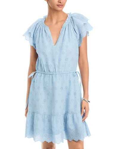 Vineyard Vines Etta Eyelet Dress In Blue