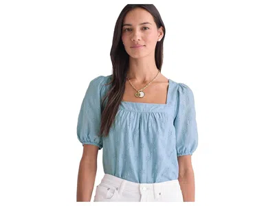 Vineyard Vines Eyelet Top In Blue