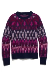 VINEYARD VINES VINEYARD VINES FAIR ISLE ALPACA & WOOL CREWNECK SWEATER