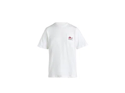 Vineyard Vines First Base Whale Short Sleeve T-shirts (toddler/little Kid/big Kid) Girl's T Shirt White Cap : Xl (1