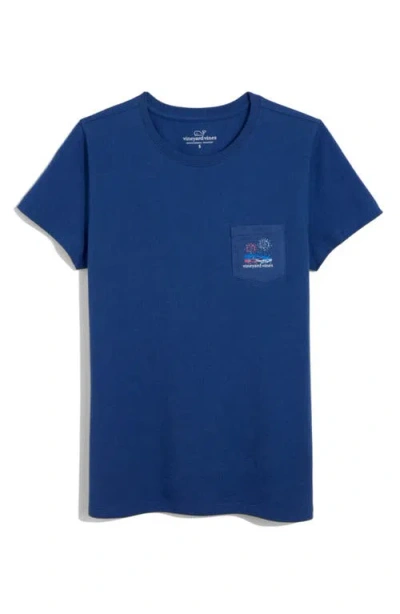 Vineyard Vines Flag Whale Graphic T-shirt