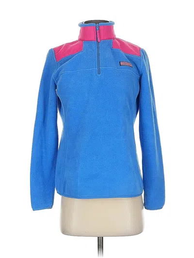Pre-owned Vineyard Vines Fleece Jacket In Blue