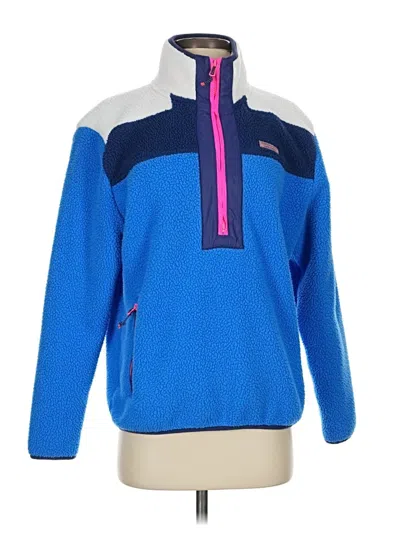 Pre-owned Vineyard Vines Fleece Jacket In Blue