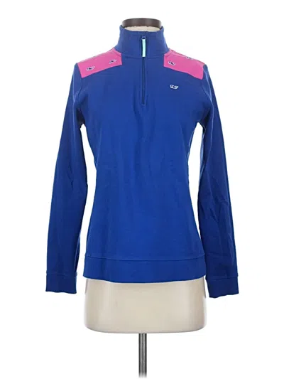 Pre-owned Vineyard Vines Fleece Jacket In Blue