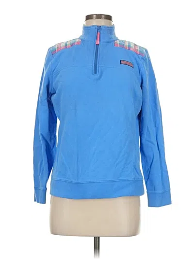 Pre-owned Vineyard Vines Fleece Jacket In Blue