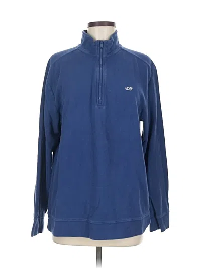 Pre-owned Vineyard Vines Fleece Jacket In Blue