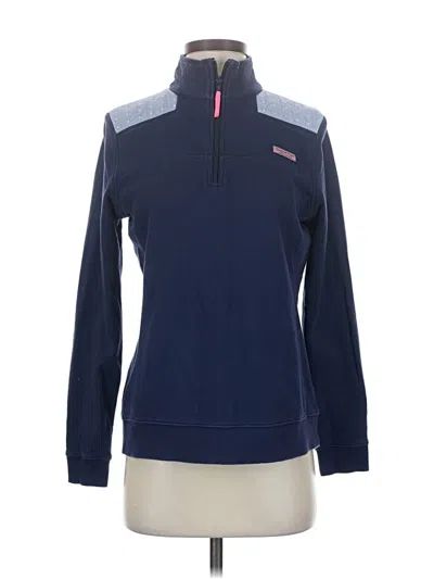 Pre-owned Vineyard Vines Fleece Jacket In Blue