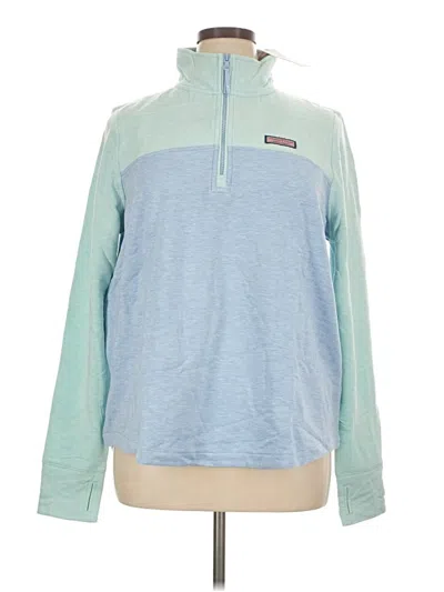 Pre-owned Vineyard Vines Fleece Jacket In Blue