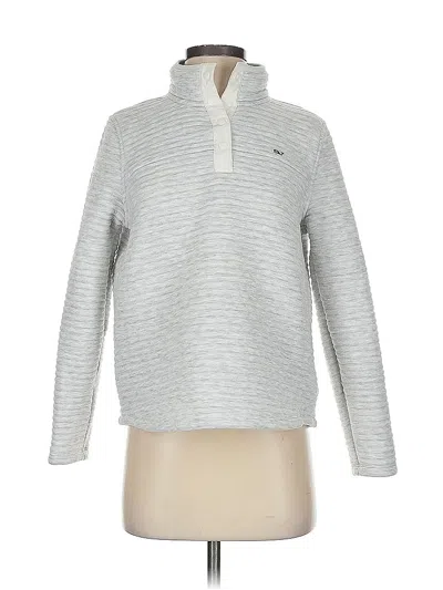 Pre-owned Vineyard Vines Fleece Jacket In Gray