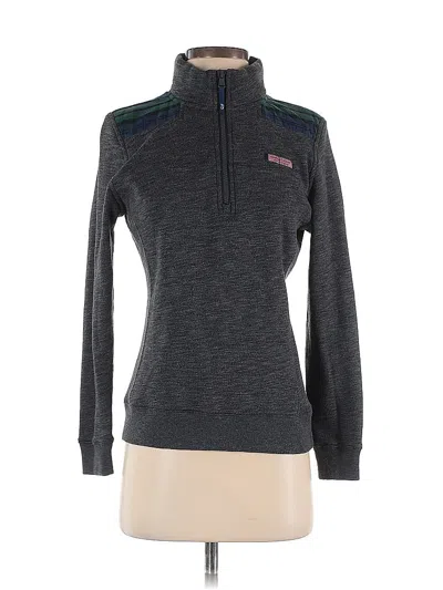 Pre-owned Vineyard Vines Fleece Jacket In Gray
