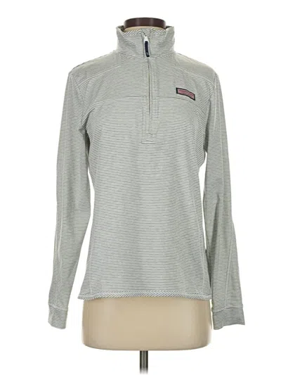 Pre-owned Vineyard Vines Fleece Jacket In Gray