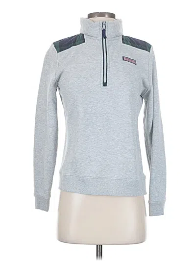 Pre-owned Vineyard Vines Fleece Jacket In Gray