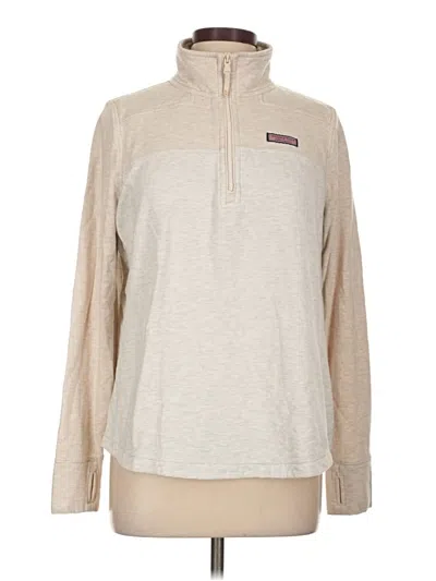 Pre-owned Vineyard Vines Fleece Jacket In Gray