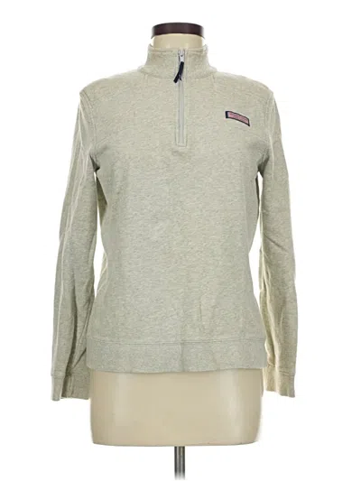 Pre-owned Vineyard Vines Fleece Jacket In Gray